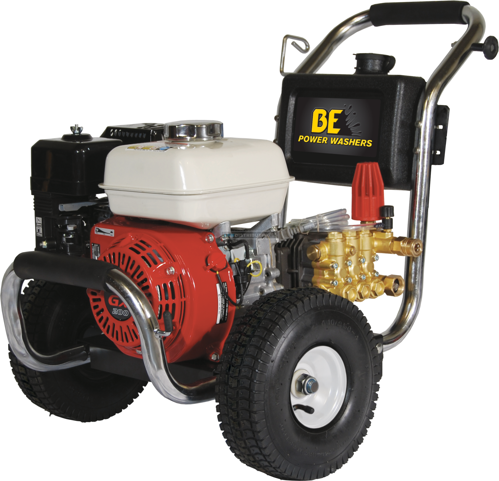 Gas Powered Pressure Washer PNG image