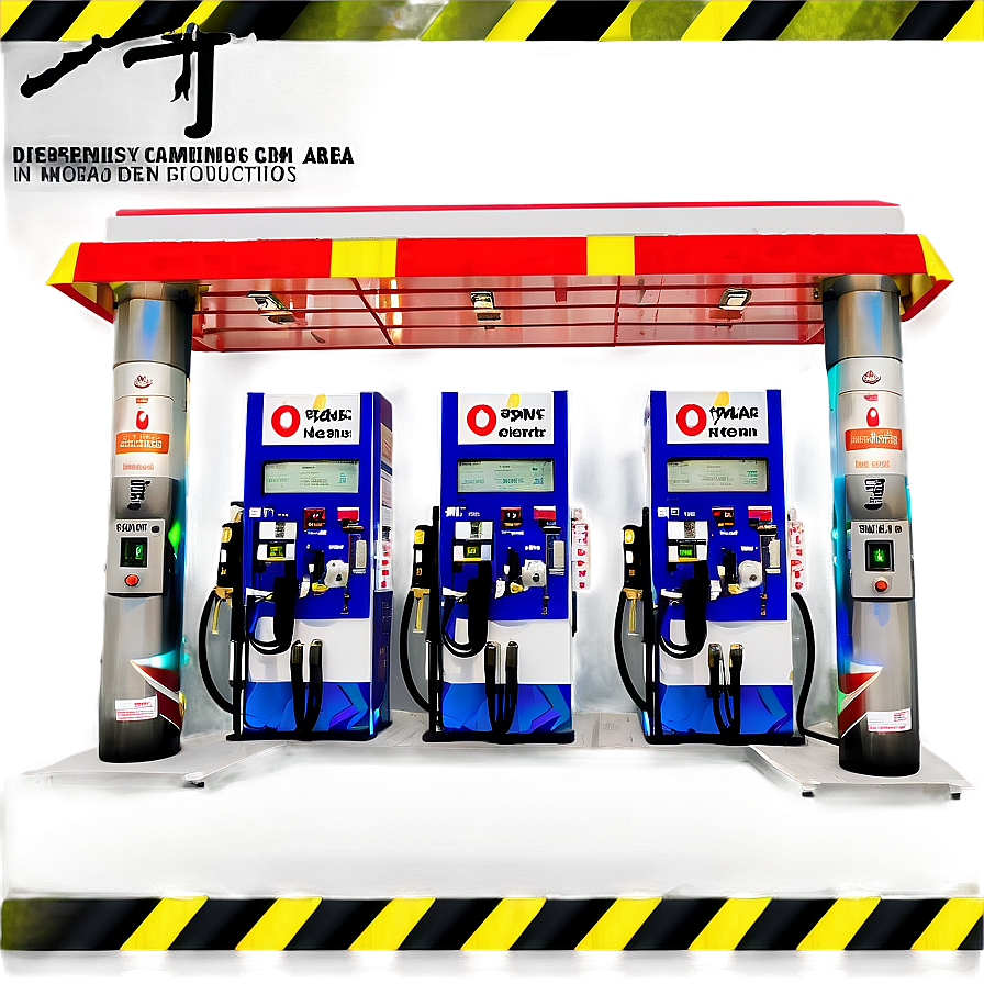 Gasoline Dispensing Area Warning Png Xuk12 PNG image