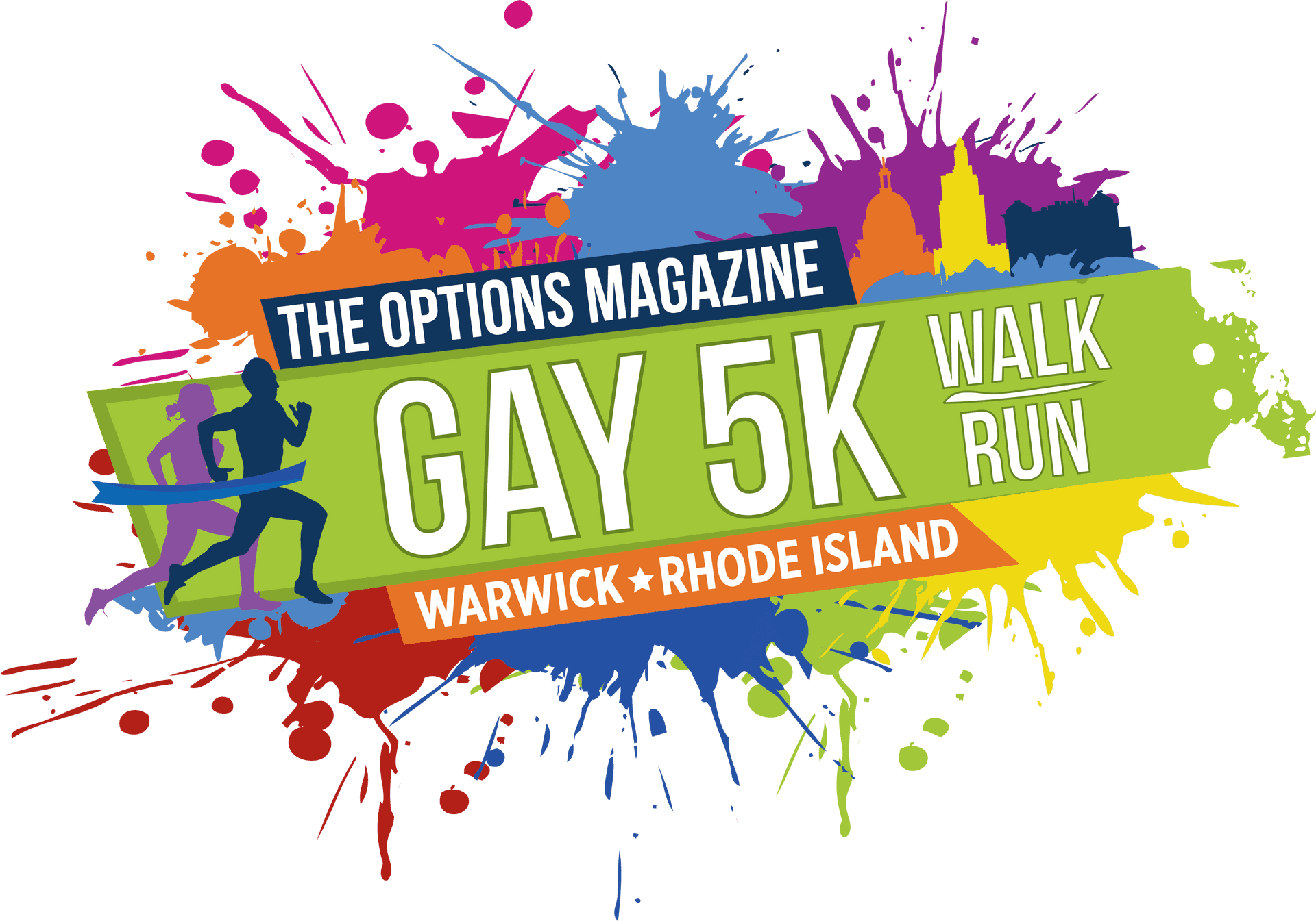 Gay5 K Walk Run Event Poster PNG image