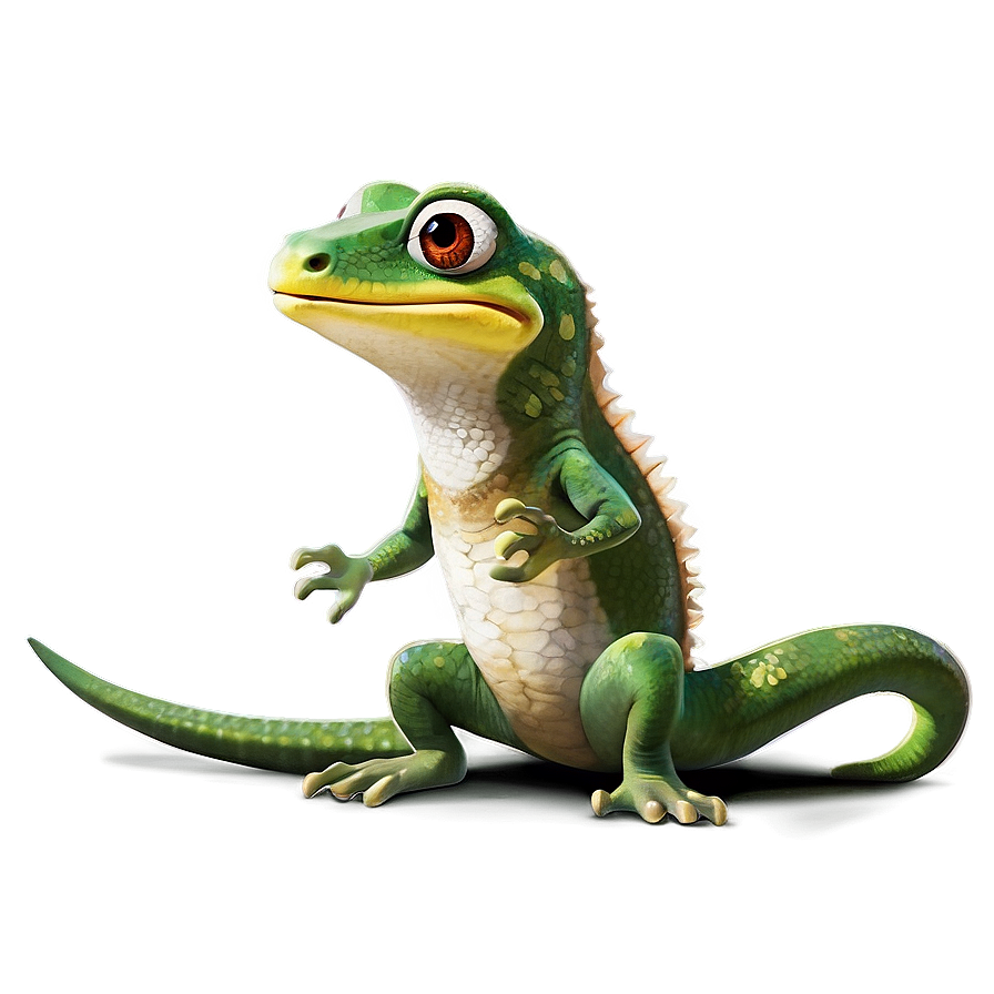 Geico Gecko Cartoon Style Png 56 PNG image