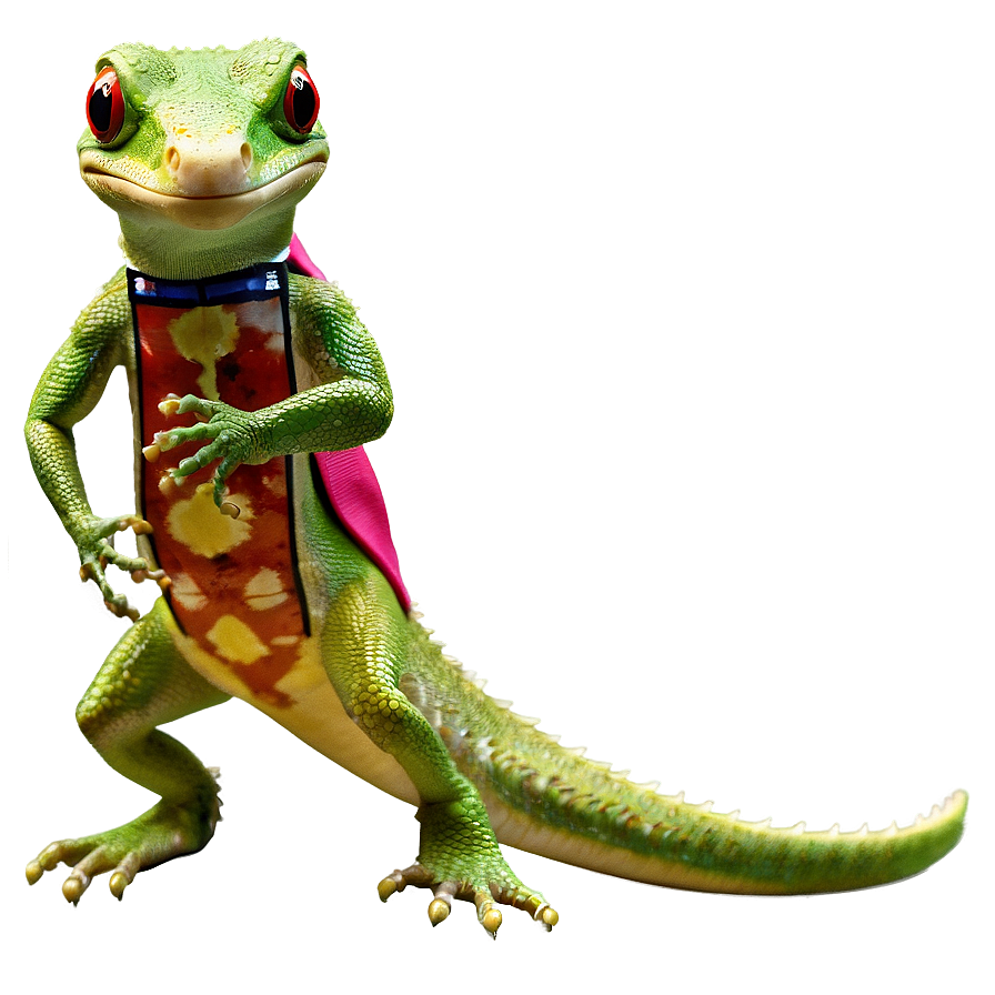 Geico Gecko With Microphone Png Eha PNG image