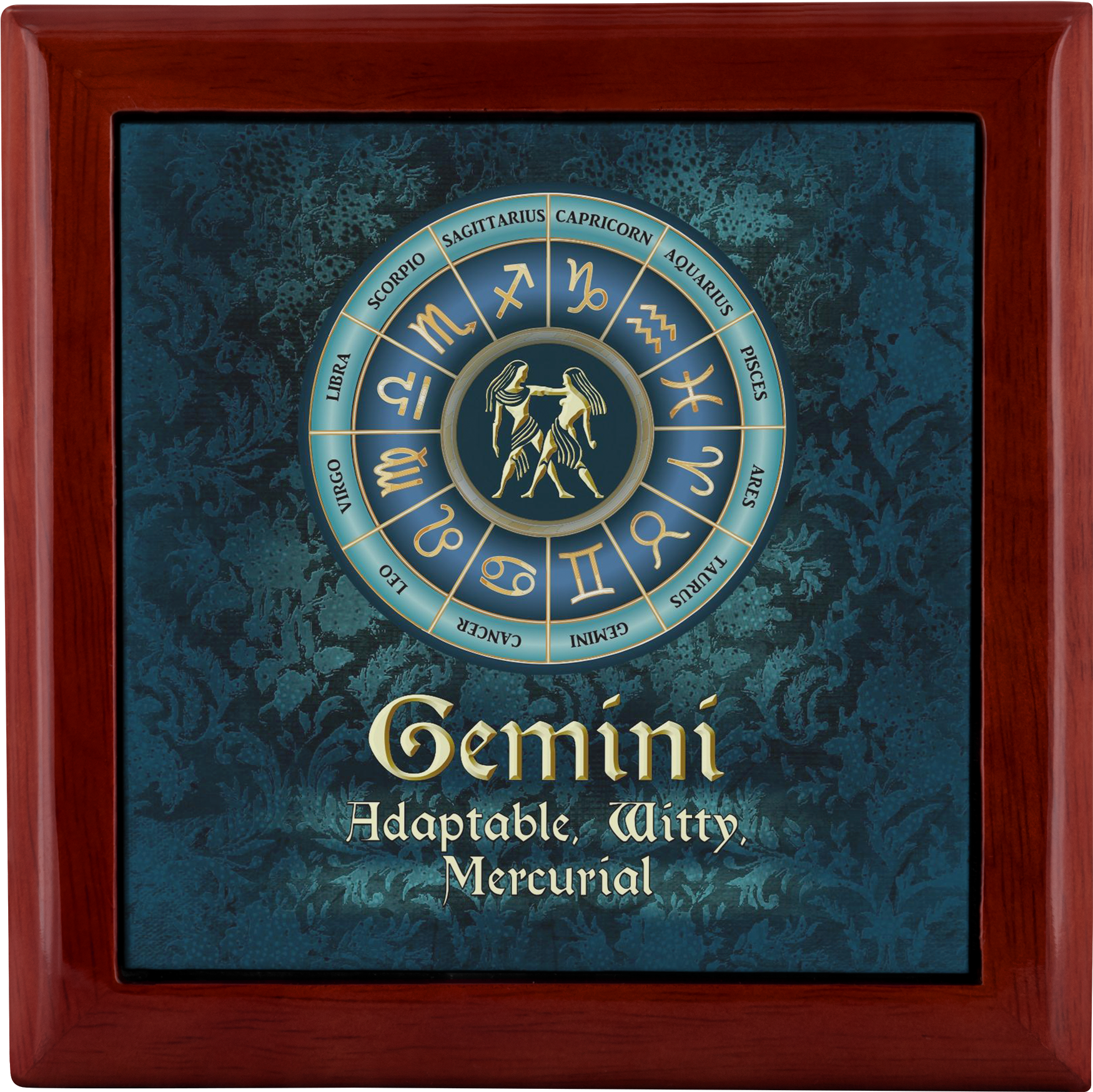 Gemini Zodiac Sign Artwork PNG image