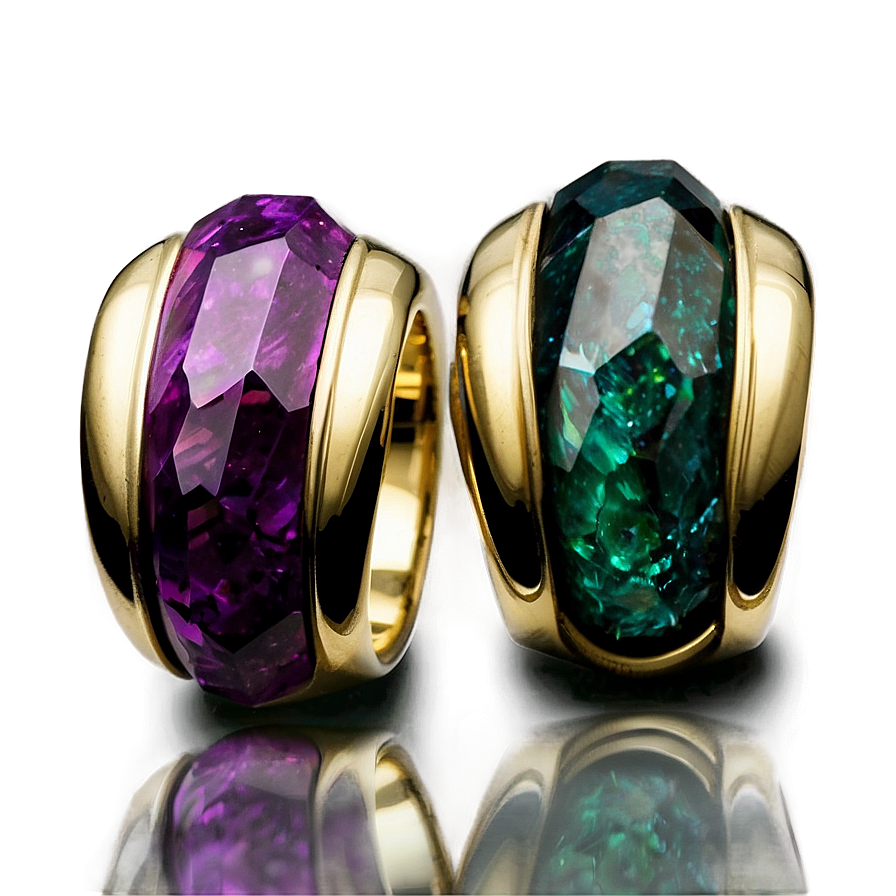 Gemstone Fashion Rings Png Hnj11 PNG image