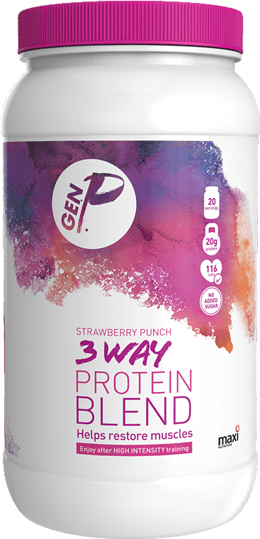 Gen P Strawberry Punch Protein Blend PNG image