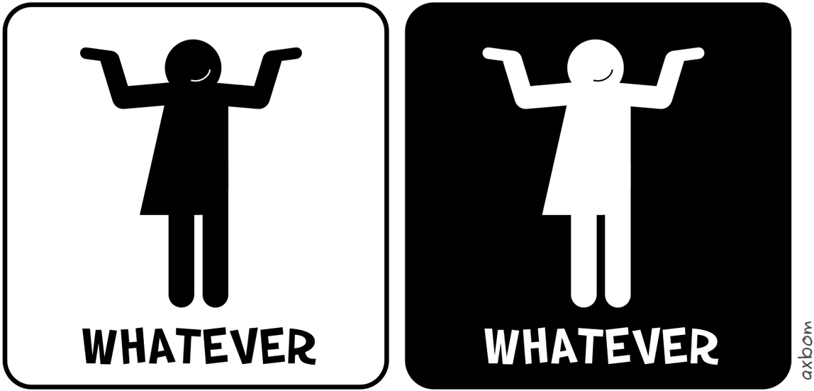 Gender Neutral Bathroom Signs Whatever PNG image