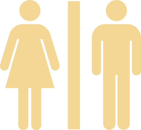 Gender Symbols Restroom Sign PNG image