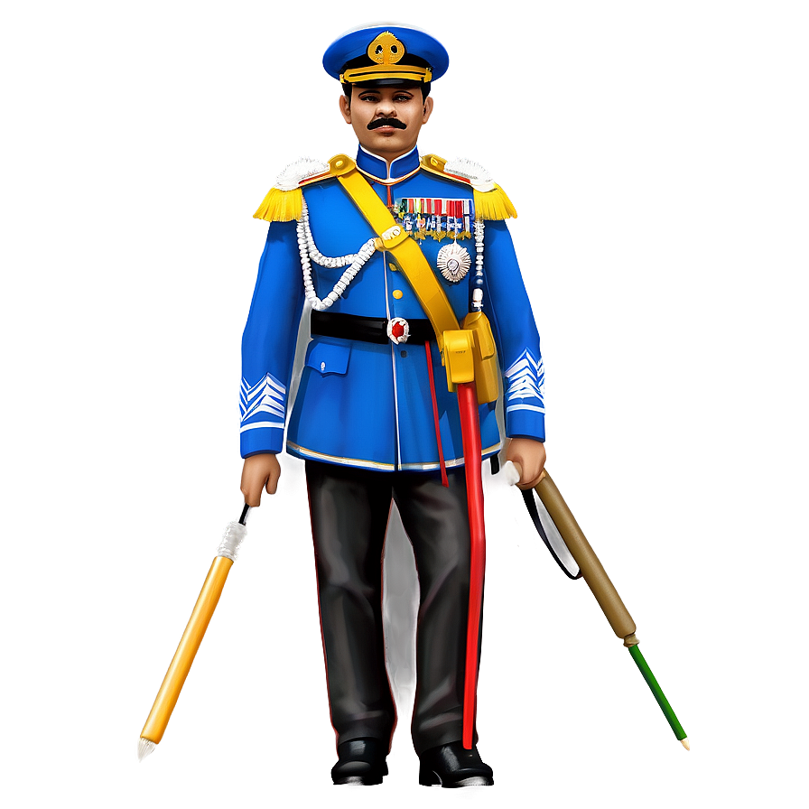 General In Parade Uniform Png Fti43 PNG image