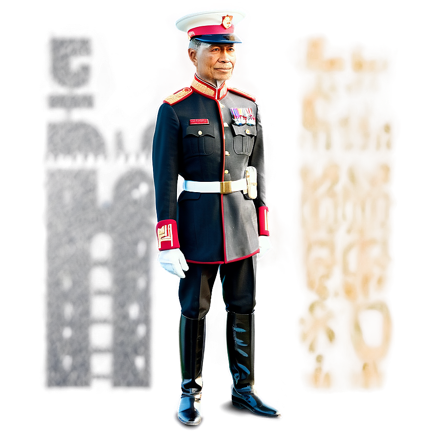 General In Parade Uniform Png Nho83 PNG image