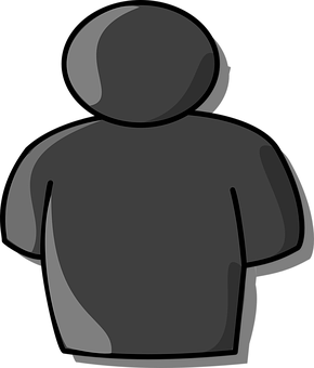 Generic Gray Person Icon PNG image