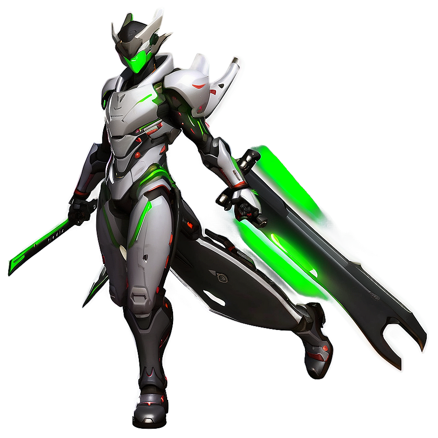 Genji Overwatch 2 Design Png 06122024 PNG image