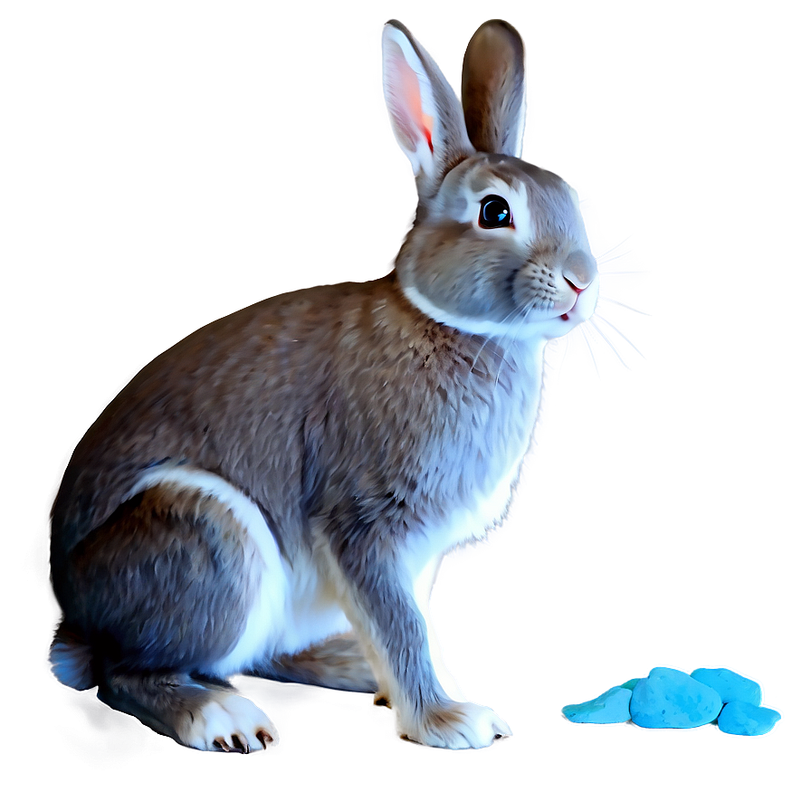 Gentle Bunny Png Dwr PNG image