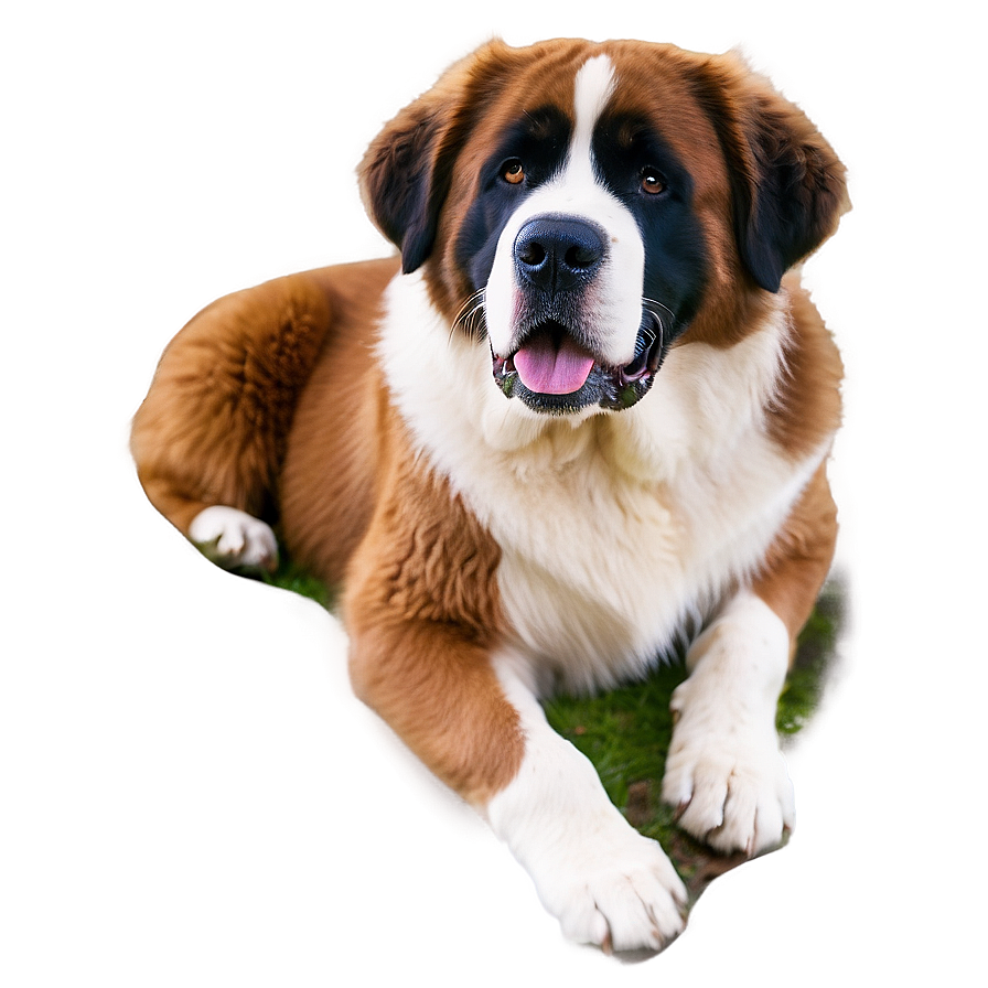 Gentle Giant Saint Bernard Png 06252024 PNG image