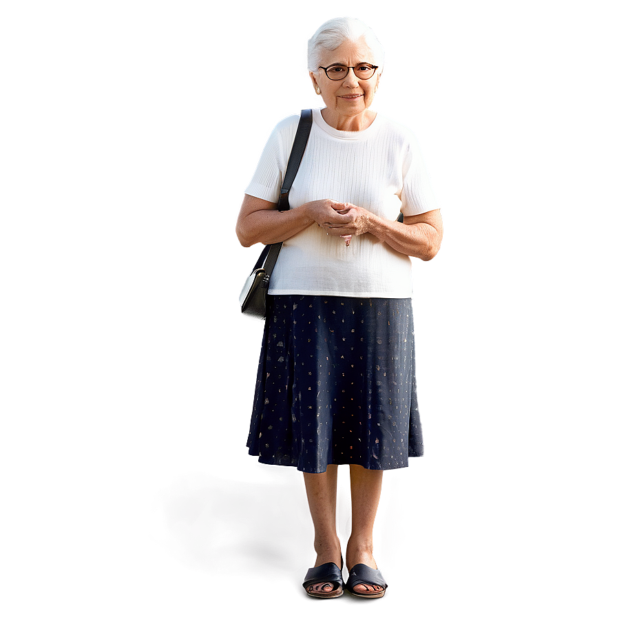 Gentle Old Lady Png 65 PNG image