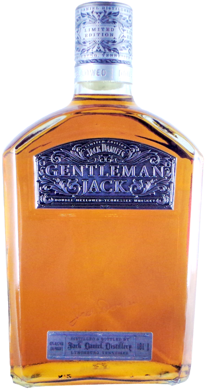 Gentleman Jack Whiskey Bottle PNG image