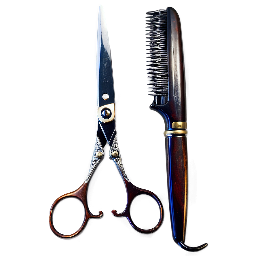 Gentleman's Hair Trimming Scissors Png 90 PNG image