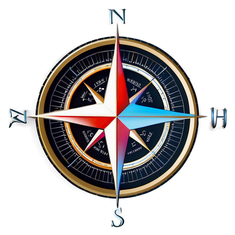 Geographical Compass Rose Figure Png 18 PNG image