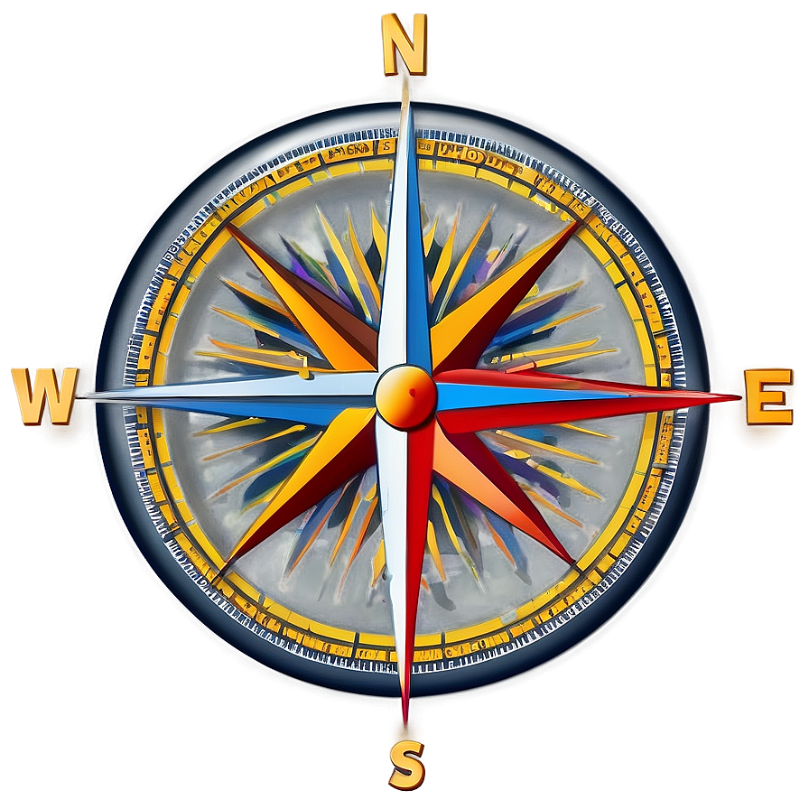 Geographical Compass Rose Figure Png Agp98 PNG image