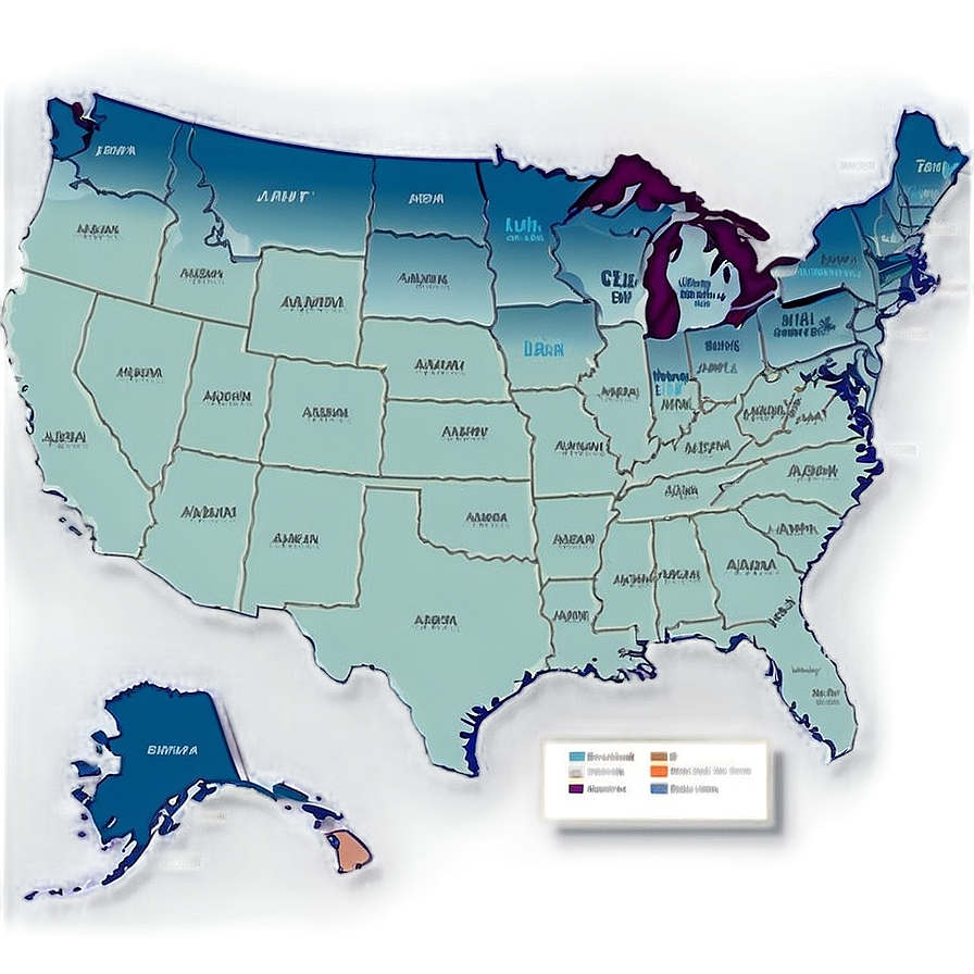 Geographical Usa Map Png 17 PNG image