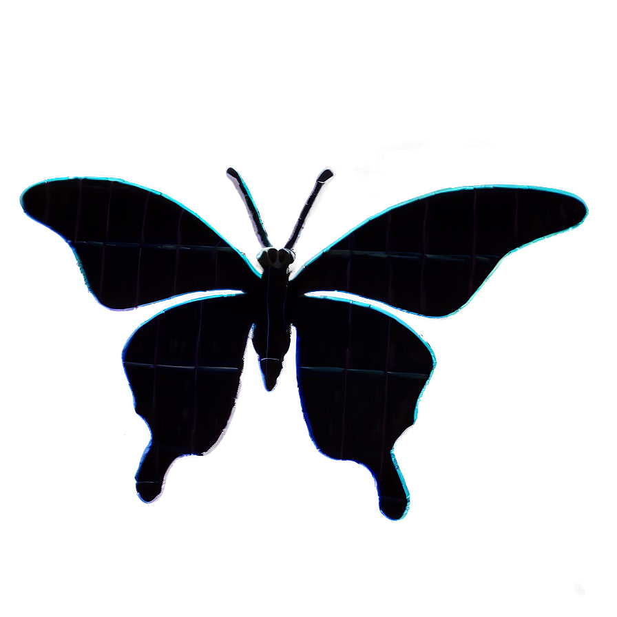 Geometric Butterfly Outline Png Sdf PNG image