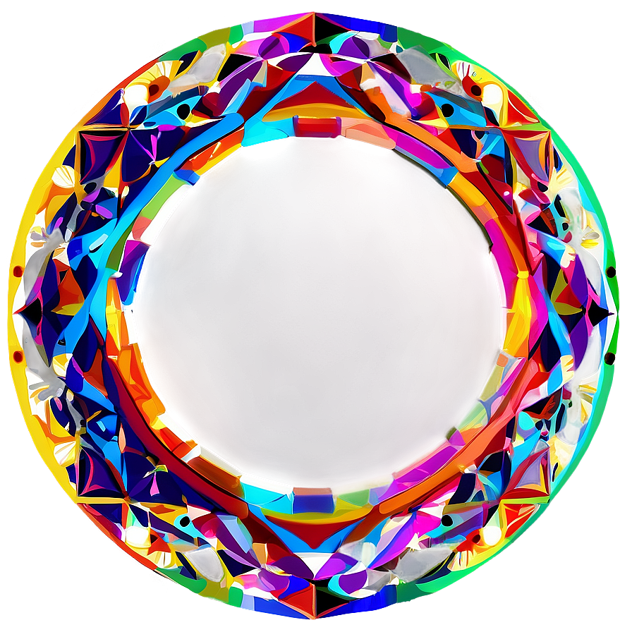 Geometric Circle Art Png 06252024 PNG image