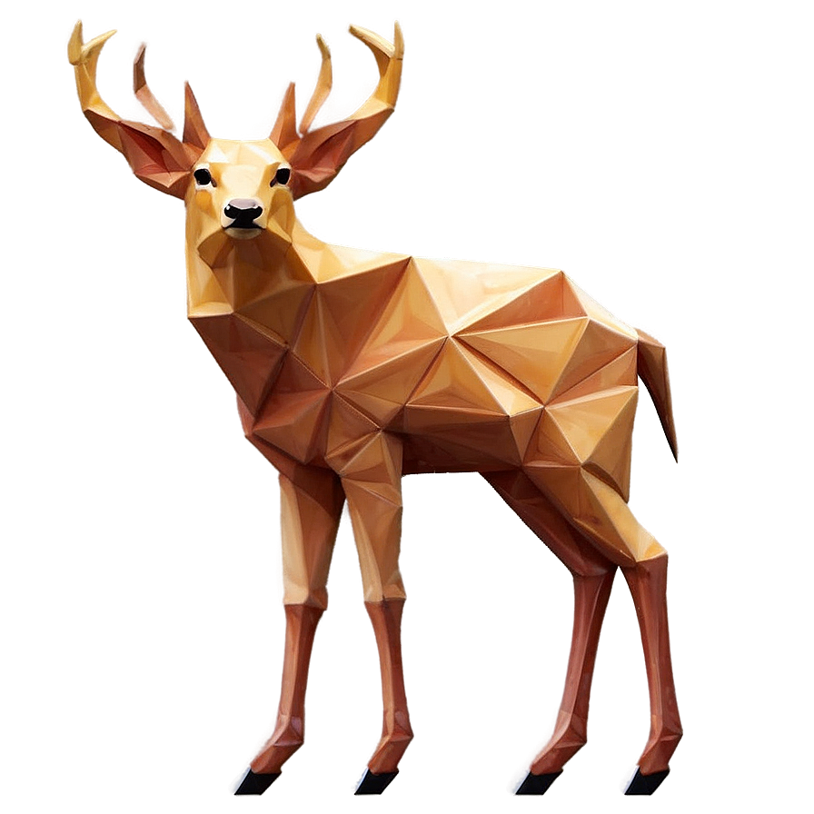 Geometric Deer Art Png Xjk46 PNG image
