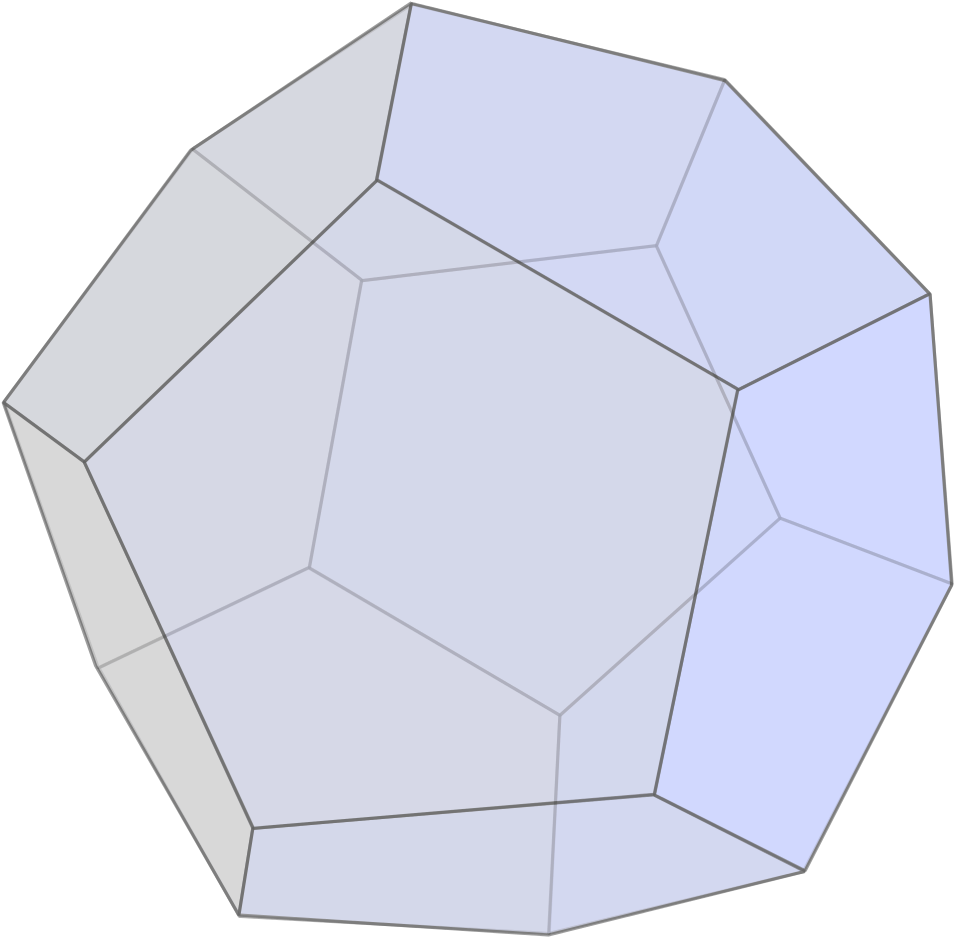 Geometric Dodecahedron3 D Model PNG image