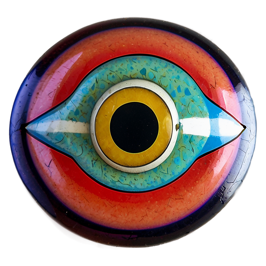 Geometric Evil Eye Png 05232024 PNG image