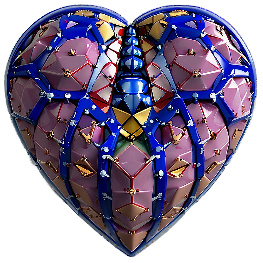 Geometric Heart Diagram Png 52 PNG image