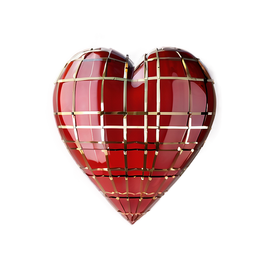 Geometric Heart Pattern Png A PNG image