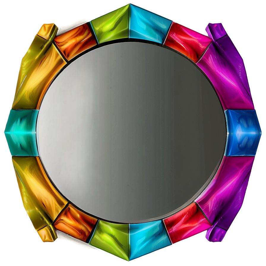 Geometric Mirror Frame Png Xuy66 PNG image