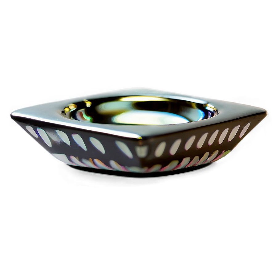 Geometric Pattern Ashtray Png Qon25 PNG image