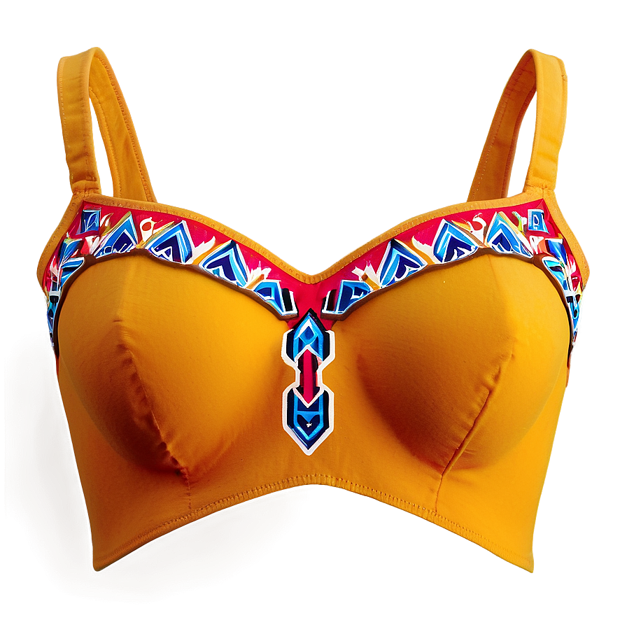 Geometric Pattern Bikini Top Png Vls PNG image