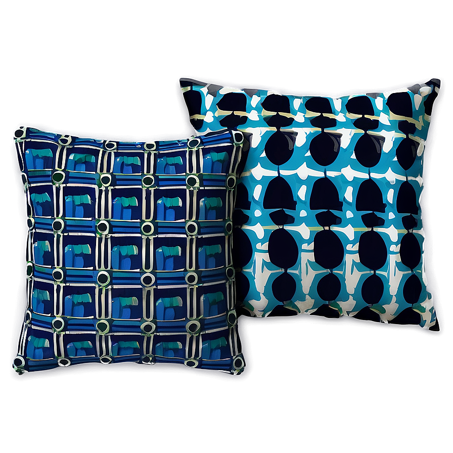 Geometric Pattern Throw Pillow Png 16 PNG image