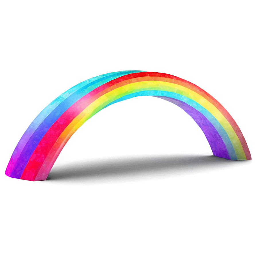 Geometric Rainbow Arc Png Elk75 PNG image