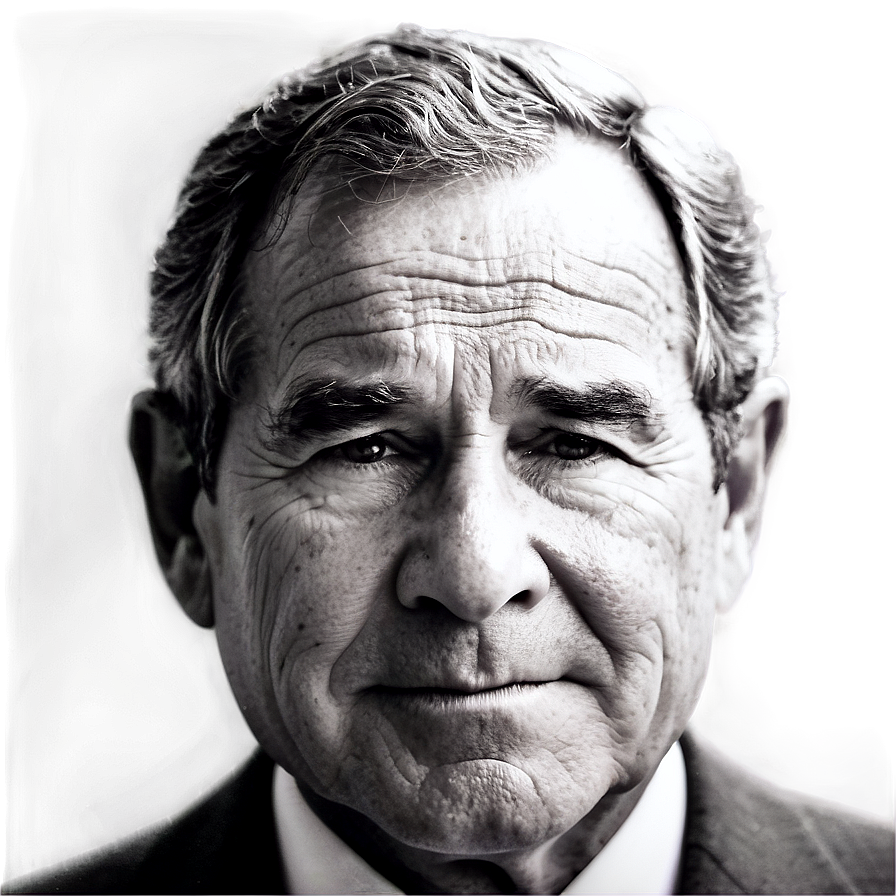 George Bush Headshot Png 06242024 PNG image