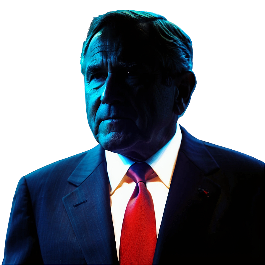 George Bush Silhouette Png 06242024 PNG image