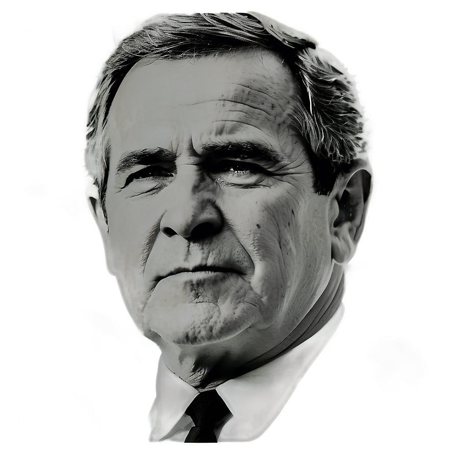 George Bush Silhouette Png 06242024 PNG image