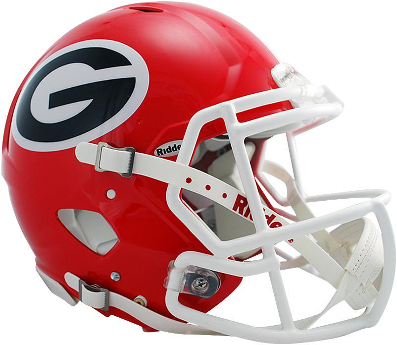 Georgia Bulldogs Red Football Helmet PNG image