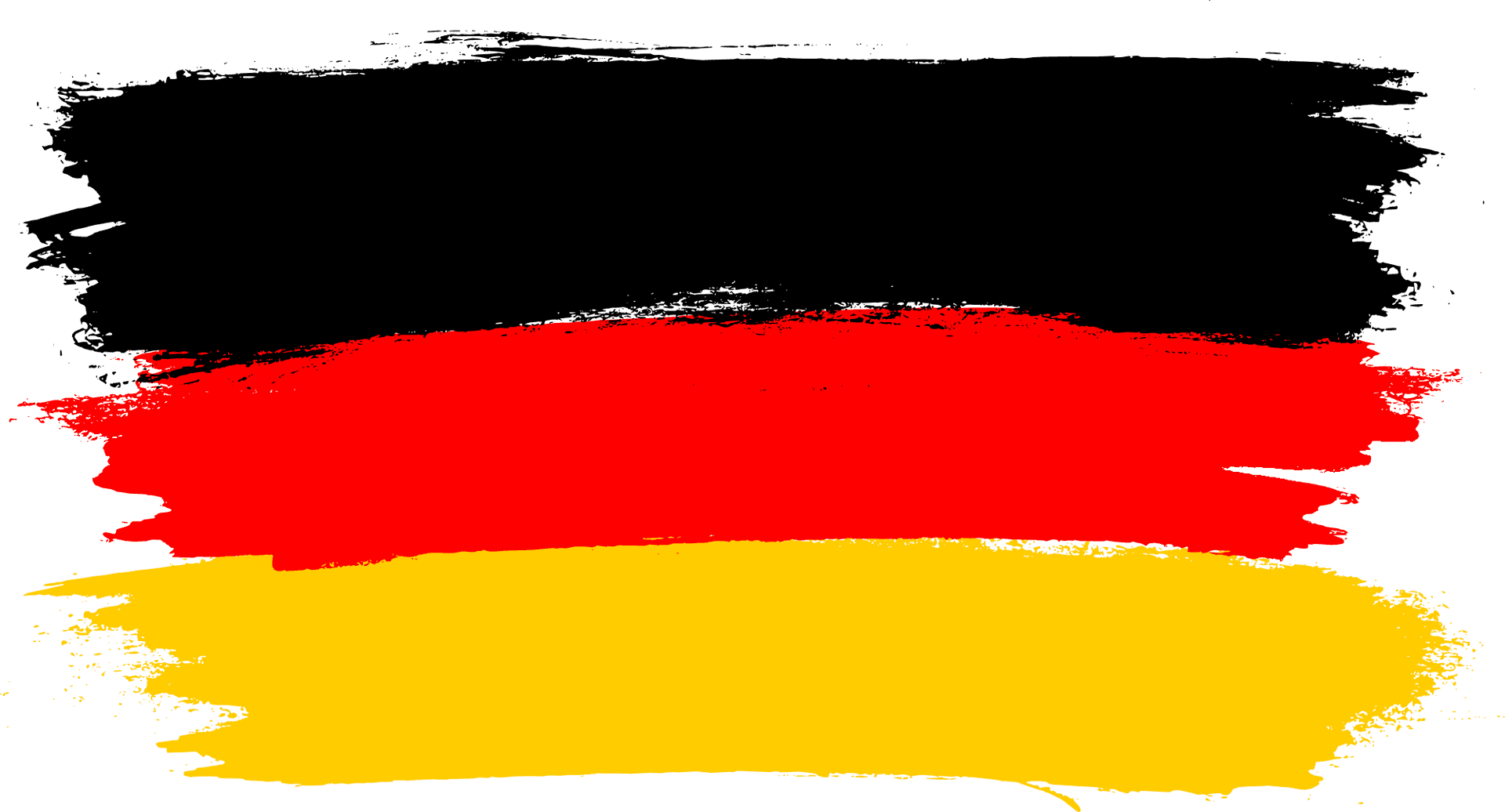 Germany Flag Brushstroke Design PNG image