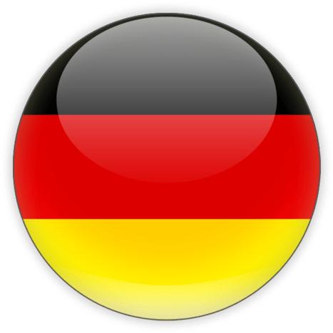 Germany Flag Button Design PNG image