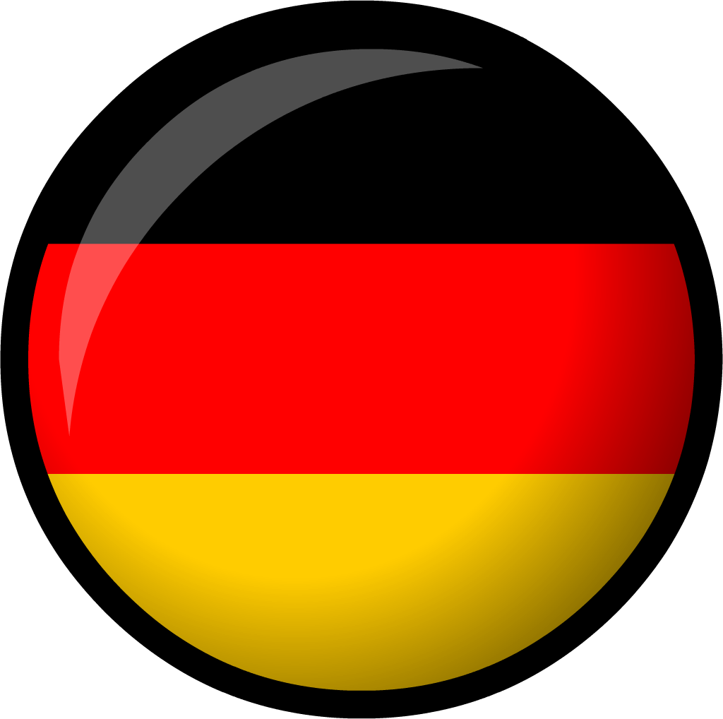 Germany Flag Button Graphic PNG image