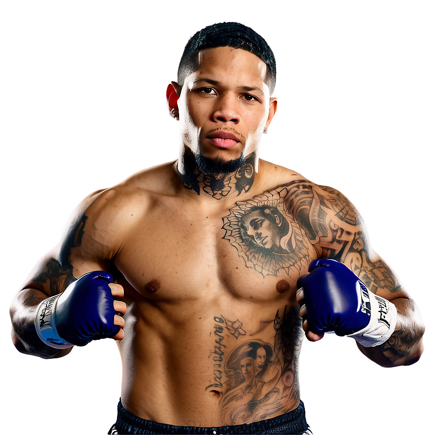 Gervonta Davis Champion Pose Png Nwl PNG image