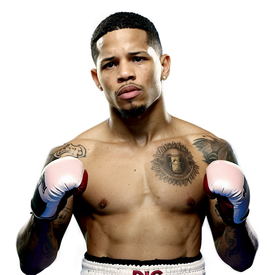 Gervonta Davis Fight Night Focus Png Qob PNG image