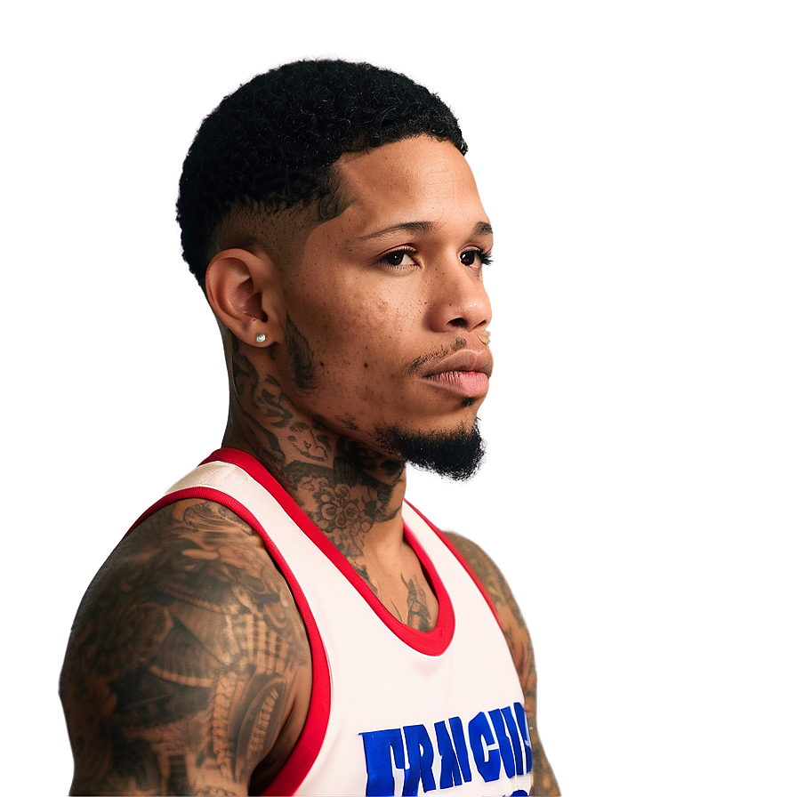 Gervonta Davis Media Day Appearance Png Qdq PNG image