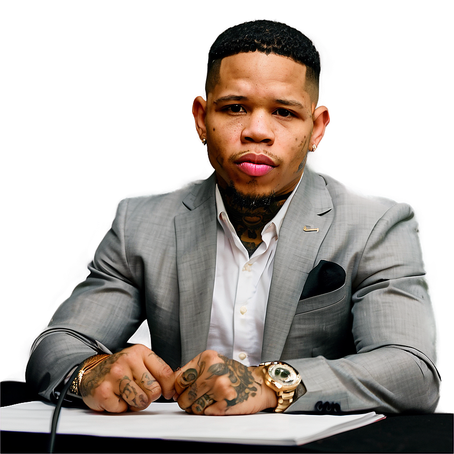 Gervonta Davis Press Conference Png 06202024 PNG image