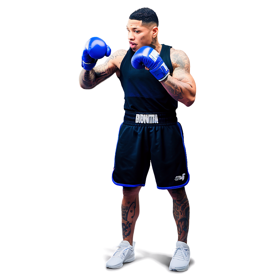 Gervonta Davis Punching Bag Workout Png 06202024 PNG image