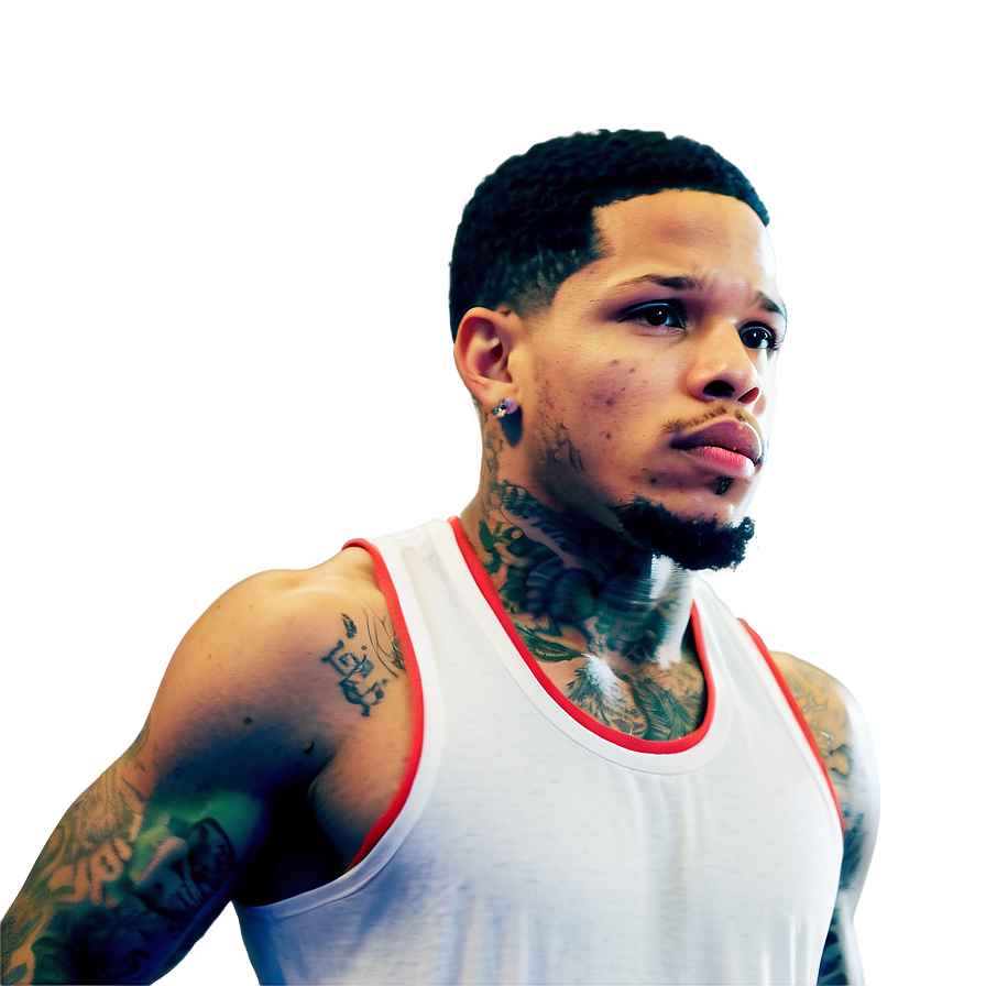 Gervonta Davis Training Session Png Ytp39 PNG image