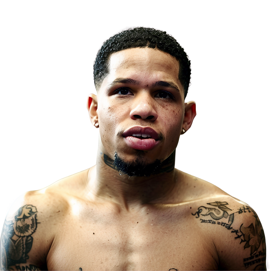 Gervonta Davis Winning Moment Png 06202024 PNG image