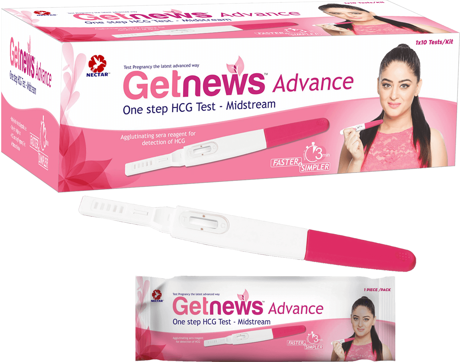 Getnews Advance Pregnancy Test Kit PNG image