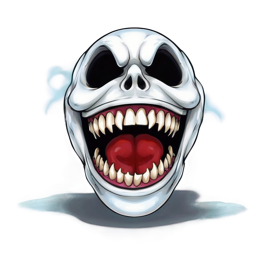 Ghastly Ghost Fangs Png 06132024 PNG image